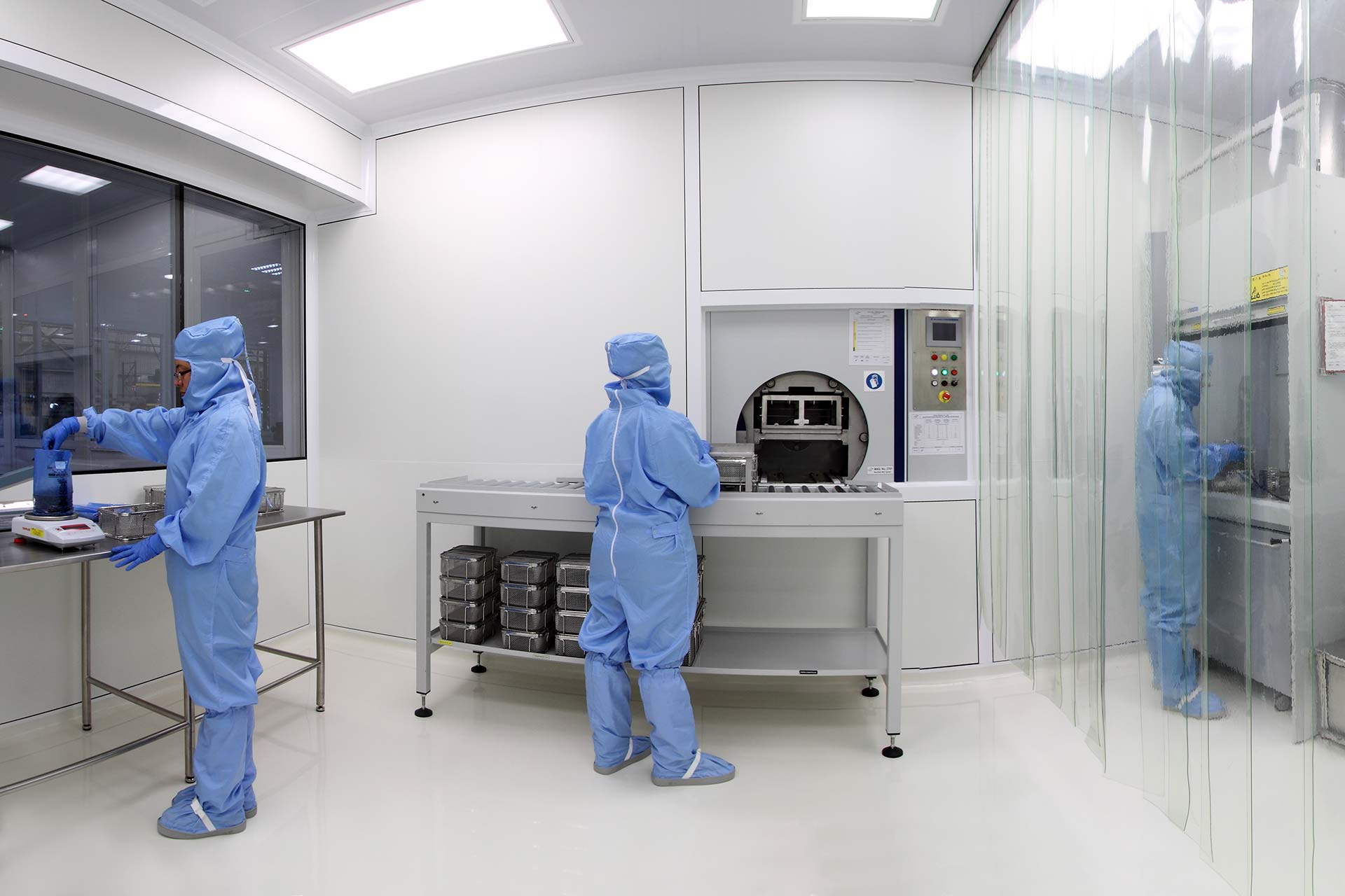 Operations in clean room