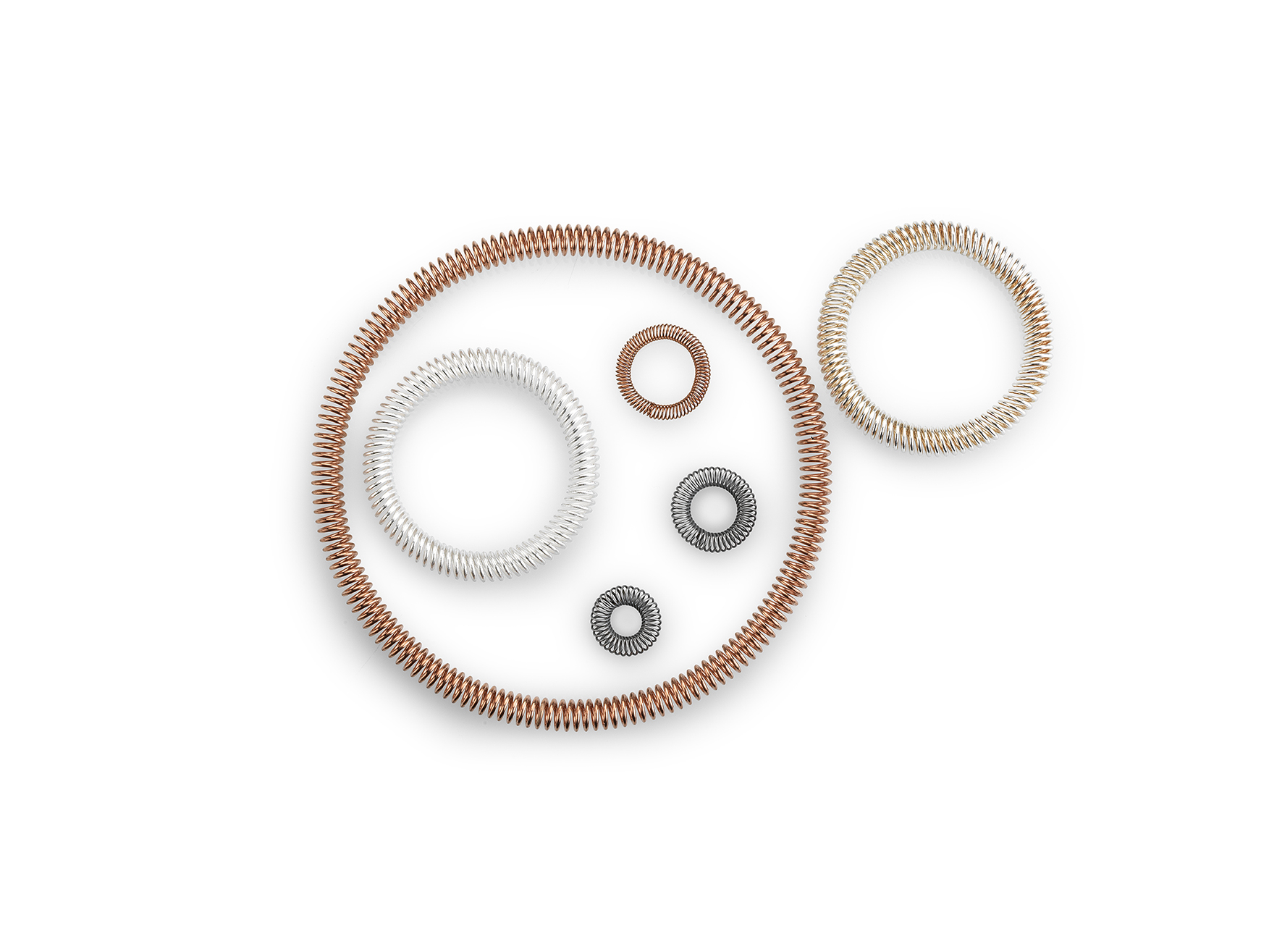 Muelles helicoidales inclinados