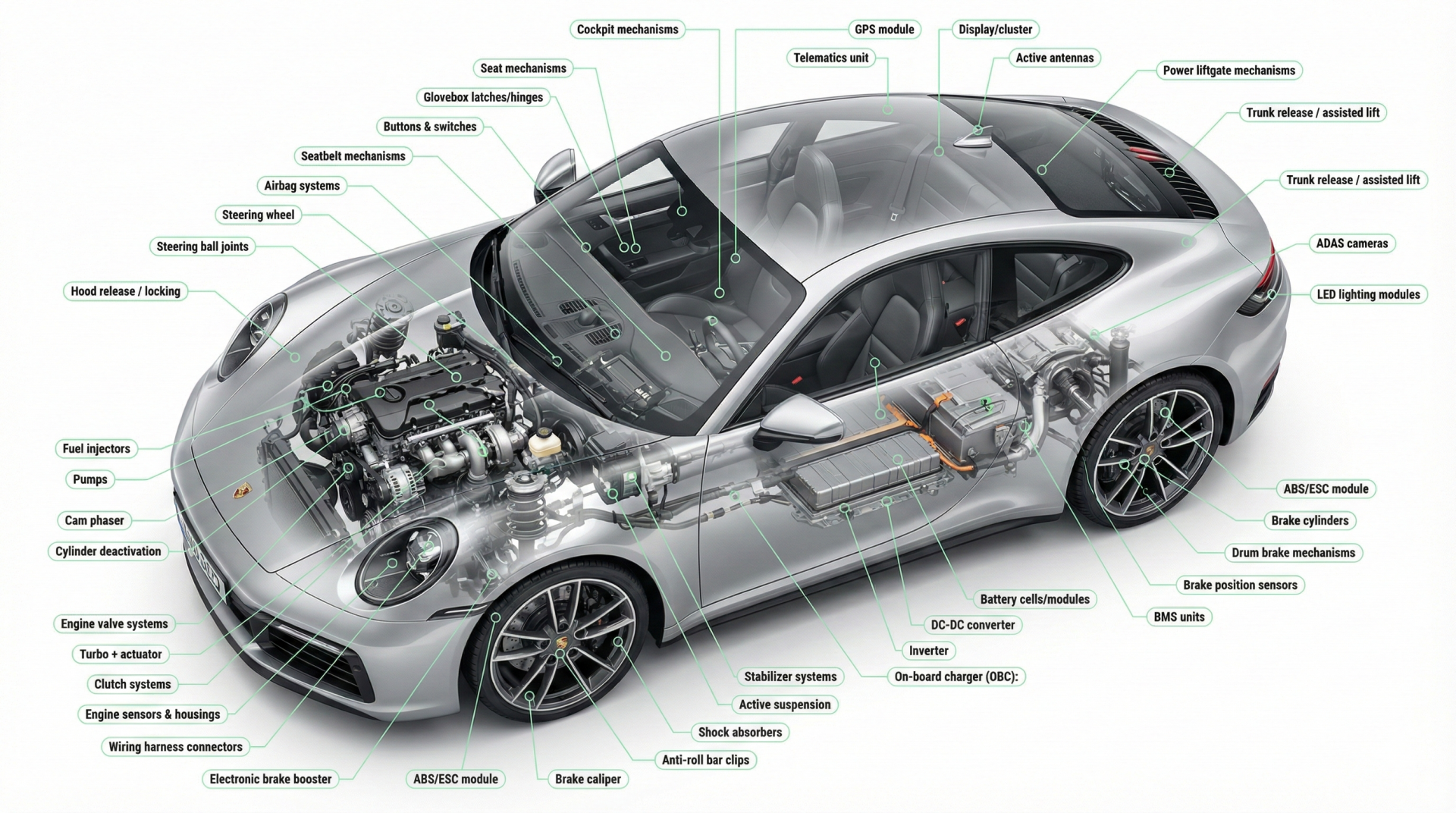 Automotive Springs, Stamped Parts &amp; Busbars: Key Applications