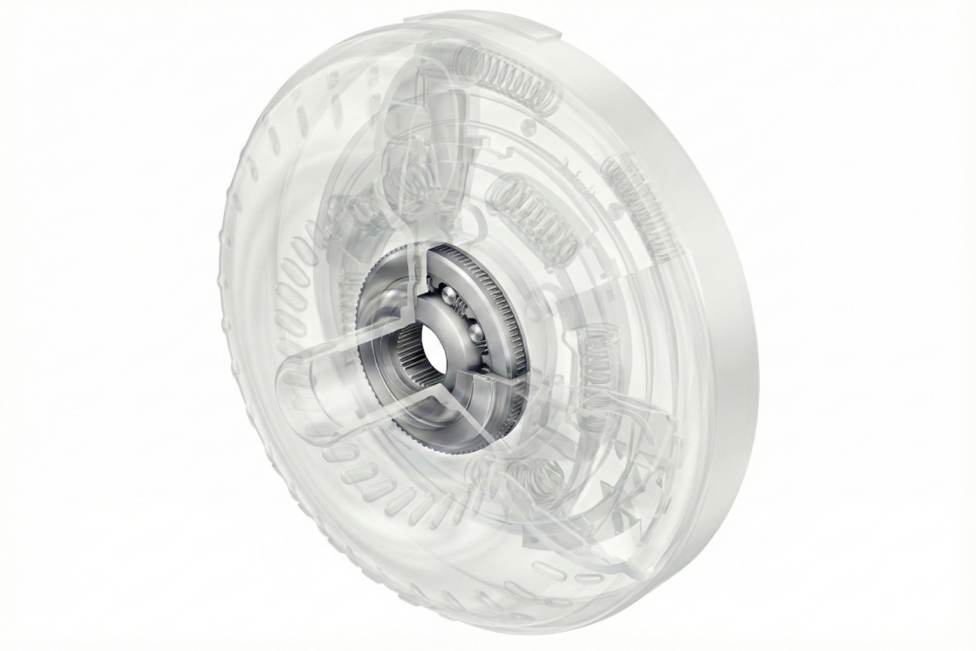 Drivetrain components (torque converters, transmission dampers, one-way clutches)