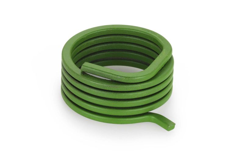 Coated rectangular wire